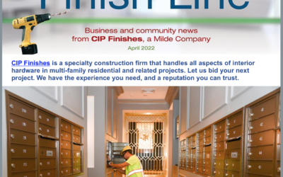 Read the April edition of The Finish Line newsletter