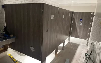 Bathroom partitions, expertly installed, are vital to amenity areas