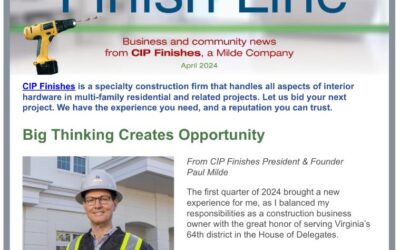Read the April edition of The Finish Line